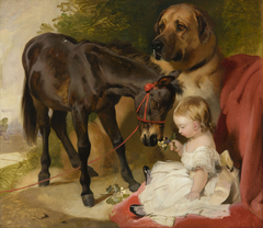 Victoria, Princess Royal, with a Pony by Edwin Henry Landseer