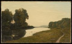 View of a Stream by Henri Harpignies