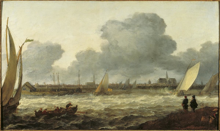 View of Haarlem from the Noorder Buiten Spaarne