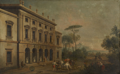 View of Old Somerset House by Antonio Visentini
