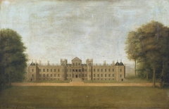 View of the South (Park) Front of Seaton Delaval Hall by William Bell
