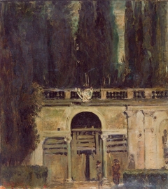 Villa Medici, Grotto-Loggia Façade, after Velazquez by Denman Ross