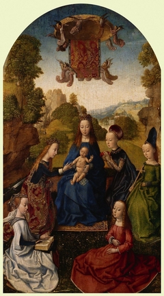 Virgin and Child with Saints by Follower of Hugo van der Goes