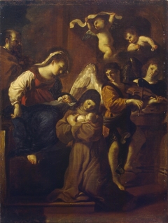 Vision of St Clare by Guercino