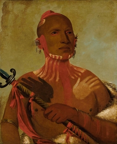 Wée-sheet, Sturgeon's Head, a Fox Warrior by George Catlin