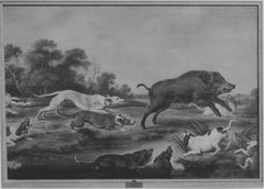 Wildschweinhetze (Kopie nach) by Paul de Vos