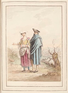 Winter Dress of Rome, leaf from 'A Collection of Dresses by David Allan Mostly from Nature' - David Allan - ABDAG007557.39 by David Allan