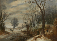 Winter landscape by Joos de Momper the Younger