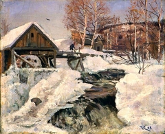 Winter Landscape with a Mill