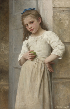 Yvonne on the doorstep by William-Adolphe Bouguereau