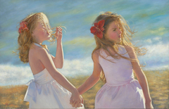 "Girls at the beach" by Οδυσσέας Οικονόμου