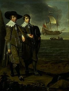 A Dutch Family Group (Portrait of Two Boys)