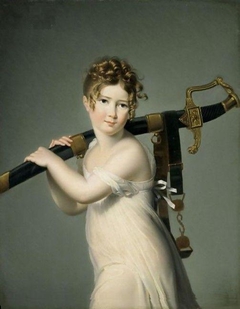 A Girl Carrying her Father's Sword by Jeanne-Elisabeth Chaudet