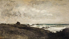 A Seascape by Charles-François Daubigny