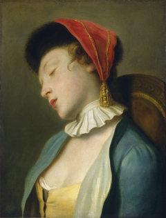 A Sleeping Girl by Pietro Rotari