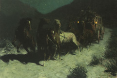 A Taint on the Wind by Frederic Remington