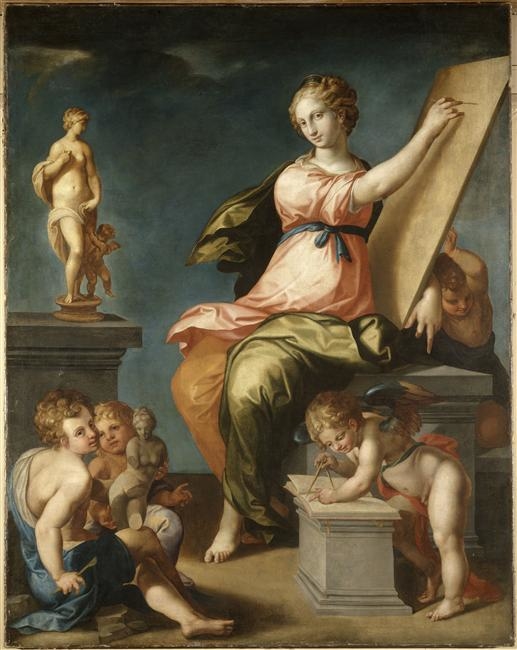 Allegory of Painting and Sculping