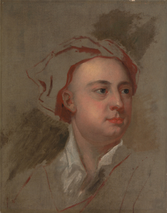 An Unfinished Study of the Head of James Thomson by William Aikman
