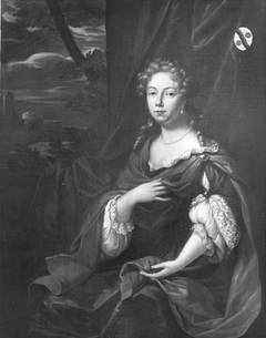 Anna Jacoba van der Boekman (1666-1725). Echtgenote van Ameus van der Schuer by Theodor van der Schuer