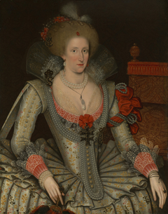 Anne of Denmark (1574-1619) by Attributed to Marcus Gheeraerts the Younger