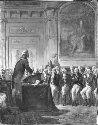 Anno 1796. De opening der Nationale Vergadering door Pieter Paulus