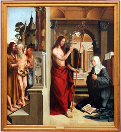 Apparition of Christ to the Virgin by Jorge Afonso