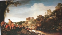 Arcadian Landscape with Ruins and Herdsmen