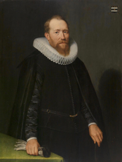 Arent Jacobsz van der Graeff (1557-1642) by Michiel Jansz van Mierevelt