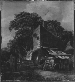 Baumlandschaft mit Hütte by Cornelis Gerritsz Decker
