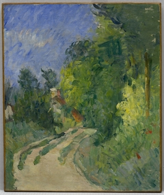 Bend in the Road Through the Forest by Paul Cézanne