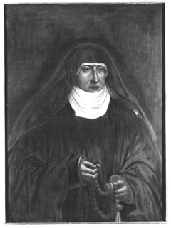 Bildnis der Herzogin Margarethe von Landshut, Äbtissin von Neuburg, Tochter des Herzogs Georg des Reichen von Bayern-Landshut (1480-1531) (Kopie nach by Hans Werl
