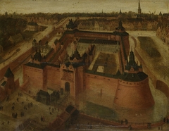 Bird's-eye View of the Vredenburg (Vredeborch) Castle in Utrecht