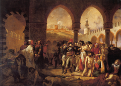 Bonaparte Visiting the Plague Victims of Jaffa by Antoine-Jean Gros