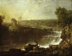 Bonnington Linn on the River Clyde by Jacob More