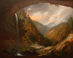 Cauterskill Falls on the Catskill Mountains, Taken from under the Cavern