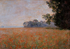 Champ d'avoine aux coquelicots by Claude Monet