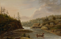 Cheever's Mill on the St. Croix River by Henry Lewis