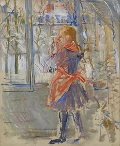 Child with a Red Apron by Berthe Morisot