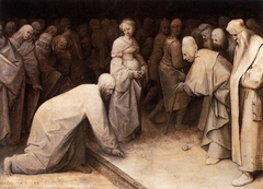 Christ and the Woman Taken in Adultery by Pieter Brueghel the Elder