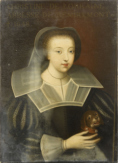 Christine de Lorraine, abbesse de Remiremont by Jean-Joseph Dassy