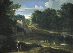 Classical Landscape with a Lake by Gaspard Dughet