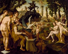 Concert of Apollo and the Muses on Mount Helicon by Maerten van Heemskerck