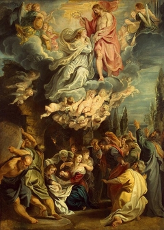 Coronation of the Virgin by Peter Paul Rubens