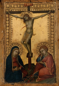 Crucified Christ with the Virgin and Saint John the Evangelist by Naddo Ceccarelli