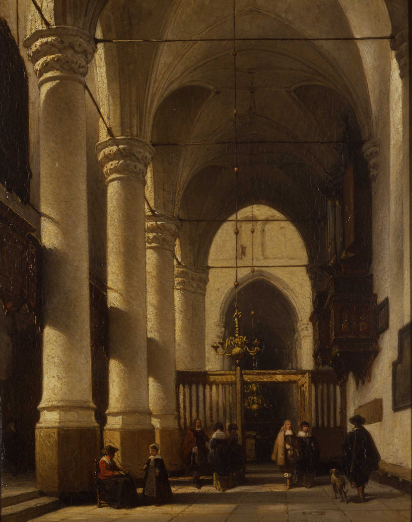 De Grote Of St Jacobskerk In Den Haag Johannes Bosboom Artwork On Useum