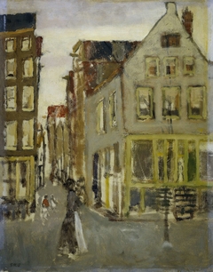 De Lauriergracht bij de Tweede Laurierdwarsstraat by George Hendrik Breitner