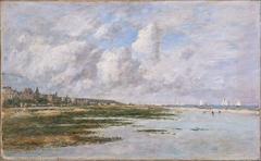 Deauville at Low Tide by Eugène Louis Boudin