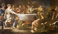 Dives and Lazarus by Luca Giordano