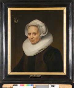 Elisabeth van Melisdijck (geb.1563). Echtgenote van Adriaan van der Chijs by Jan van Ravesteyn
