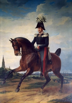 Equestrian Portrait of Frederick William III by Franz Krüger